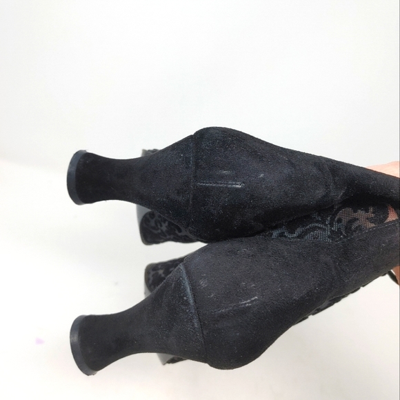 Yves Saint Laurent Vintage Lace Up Booties Size 7 - Picture 10 of 10